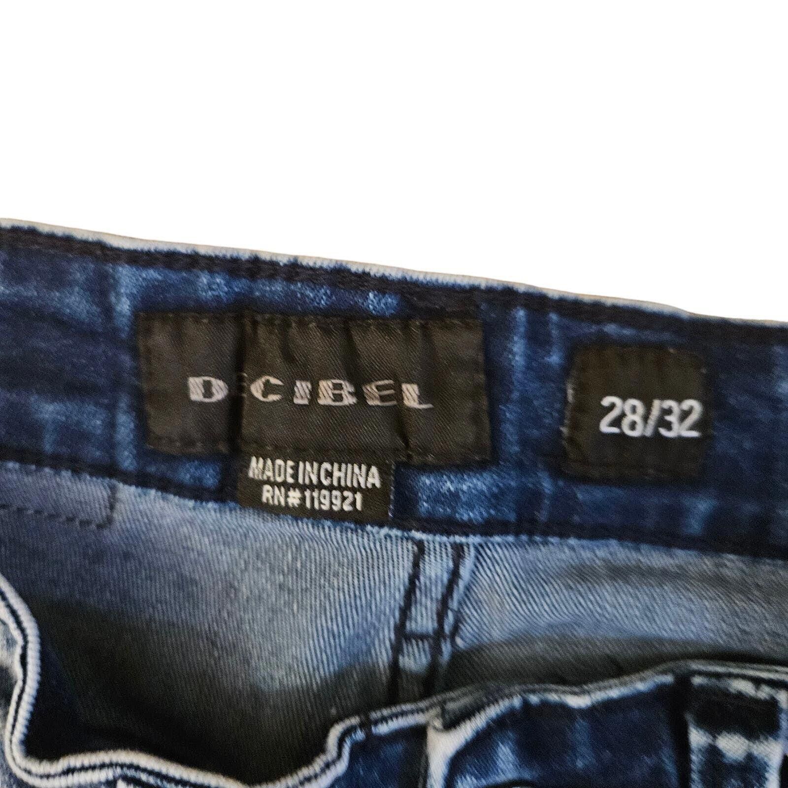 Designer Decibel Jeans Distressed Denim Straight Leg Blue Size 28X32 Size US 28 / EU 44 - 5 Thumbnail