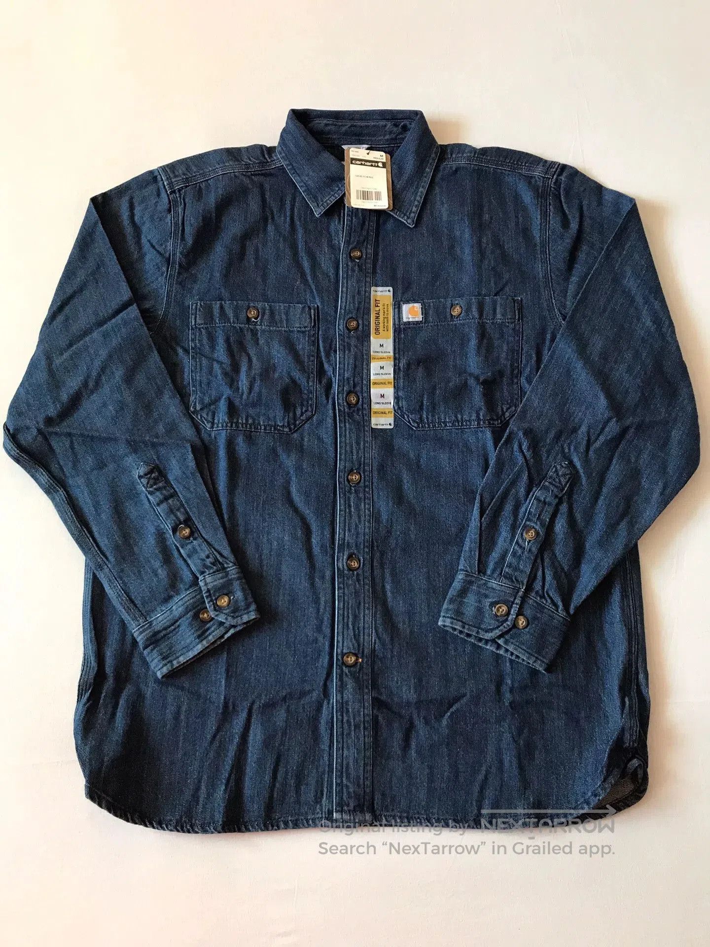 Carhartt Carhartt 104145 Heavyweight Denim Work Shirt. Size US M / EU 48-50 / 2 - 1 Thumbnail