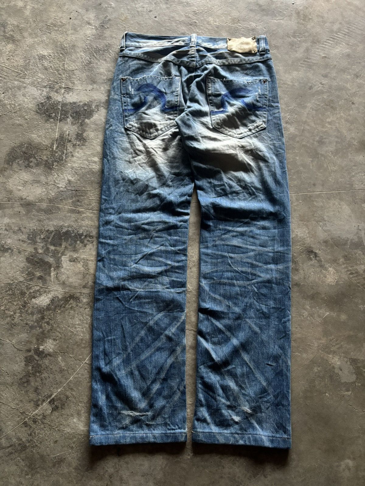 If Six Was Nine RED PEPPER JAPANESE DENIM DISTRESSED WASHED REPAIRED PUNK Size US 30 / EU 46 - 19 Thumbnail