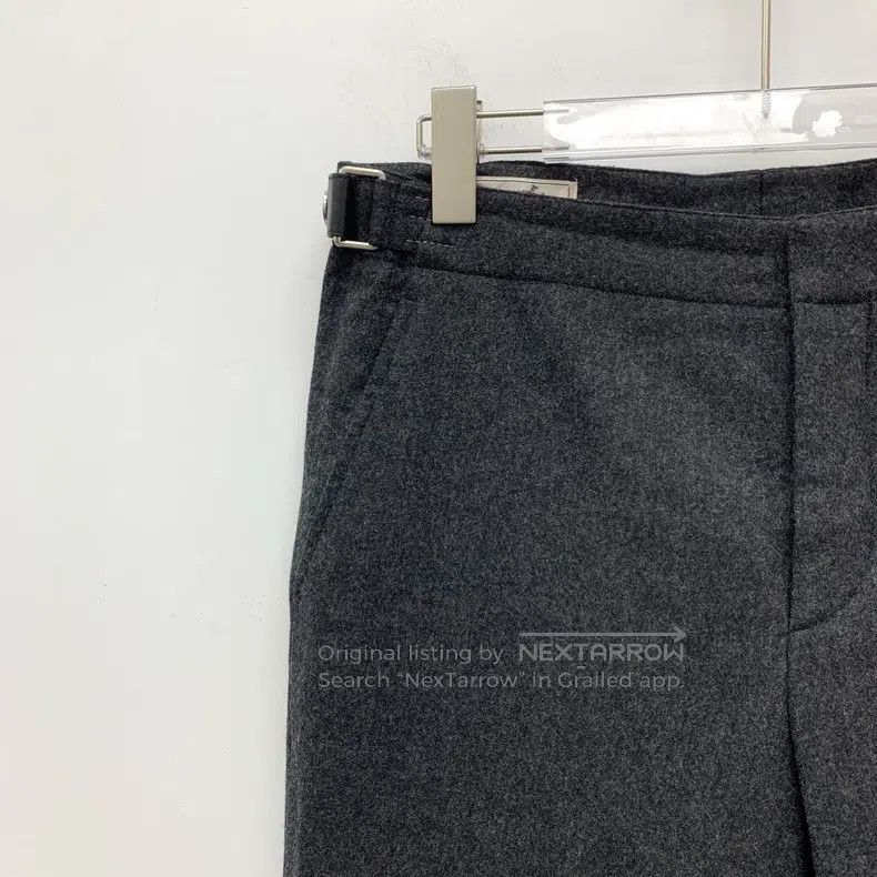 Hermes Hermes Charcoal Grey Wool Casual Trousers Size US 40 / EU 56 - 3 Thumbnail