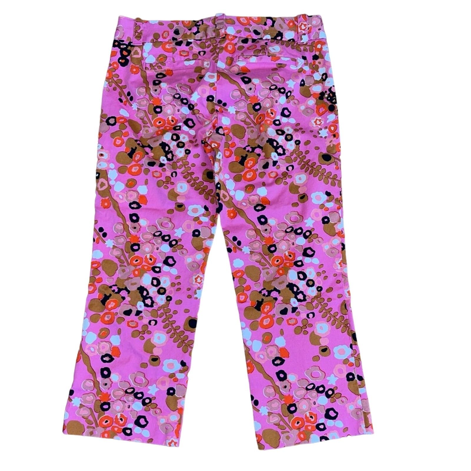 J.Crew J. Crew Stretch City Fit Chino Cafe Capris Cropped Pants Size 34" / US 12 / IT 48 - 4 Thumbnail