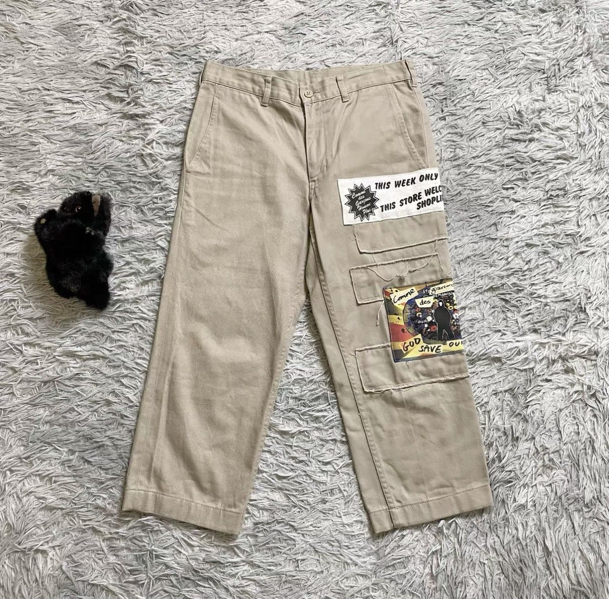Comme des Garcons Homme Comme des Garçons Homme 08AW Cropped Pants J29 Size US 32 / EU 48 - 1 Thumbnail