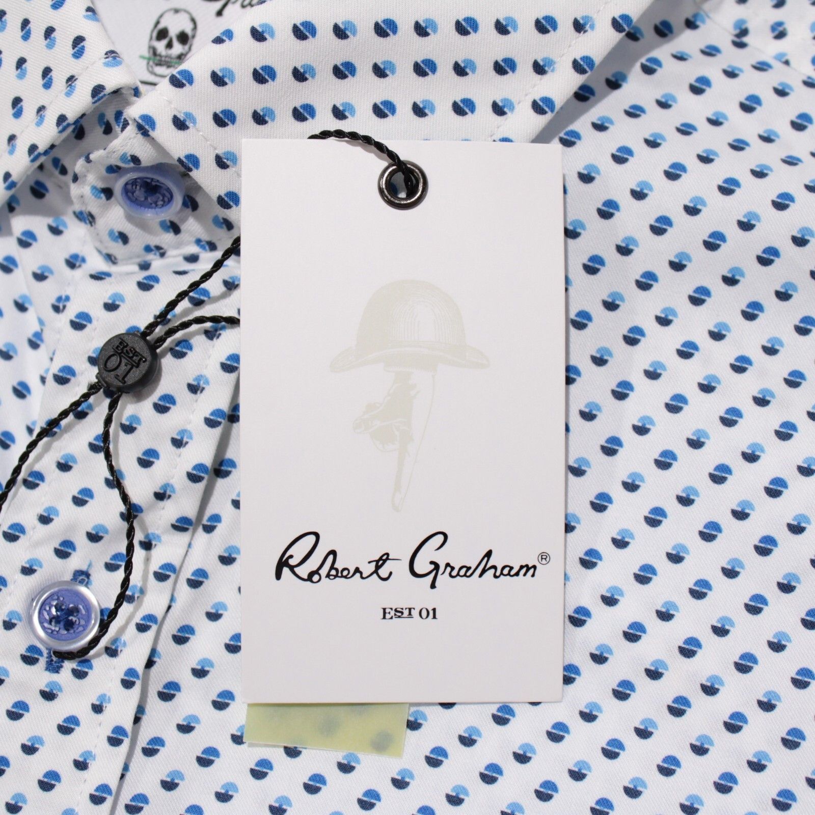 Robert Graham Robert Graham New with tags Shirt Size L US In White Size US L / EU 52-54 / 3 - 2 Thumbnail