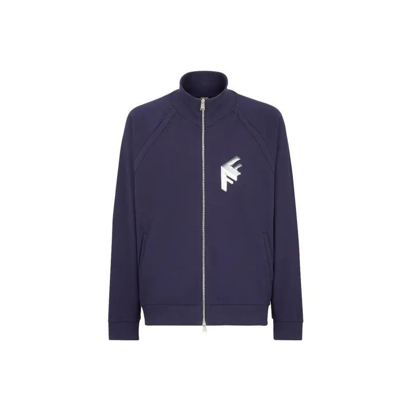 Fendi o1w1db10325 FY1272 Sweatshirt in Navy Blue Size US S / EU 44-46 / 1 - 1 Thumbnail