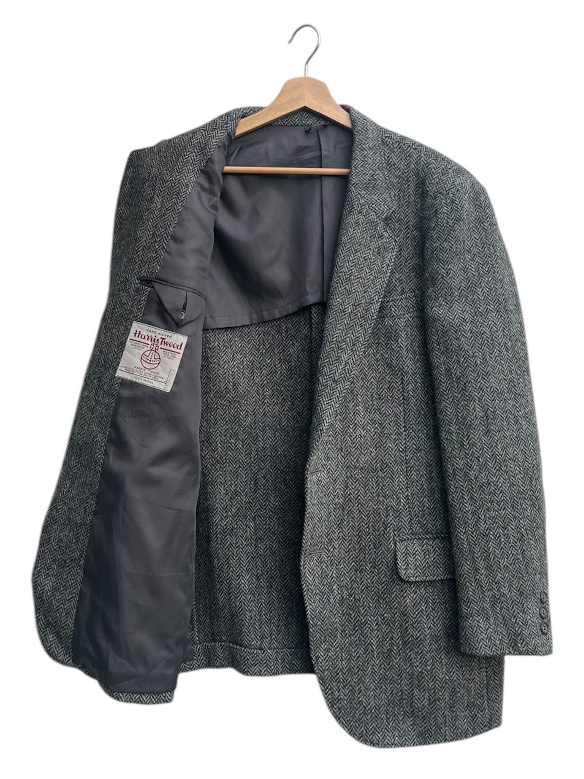 Harris Tweed Vintage Mr. Rough Rider Harris Tweed Herringbone Jacket Size US M / EU 48-50 / 2 - 3 Thumbnail