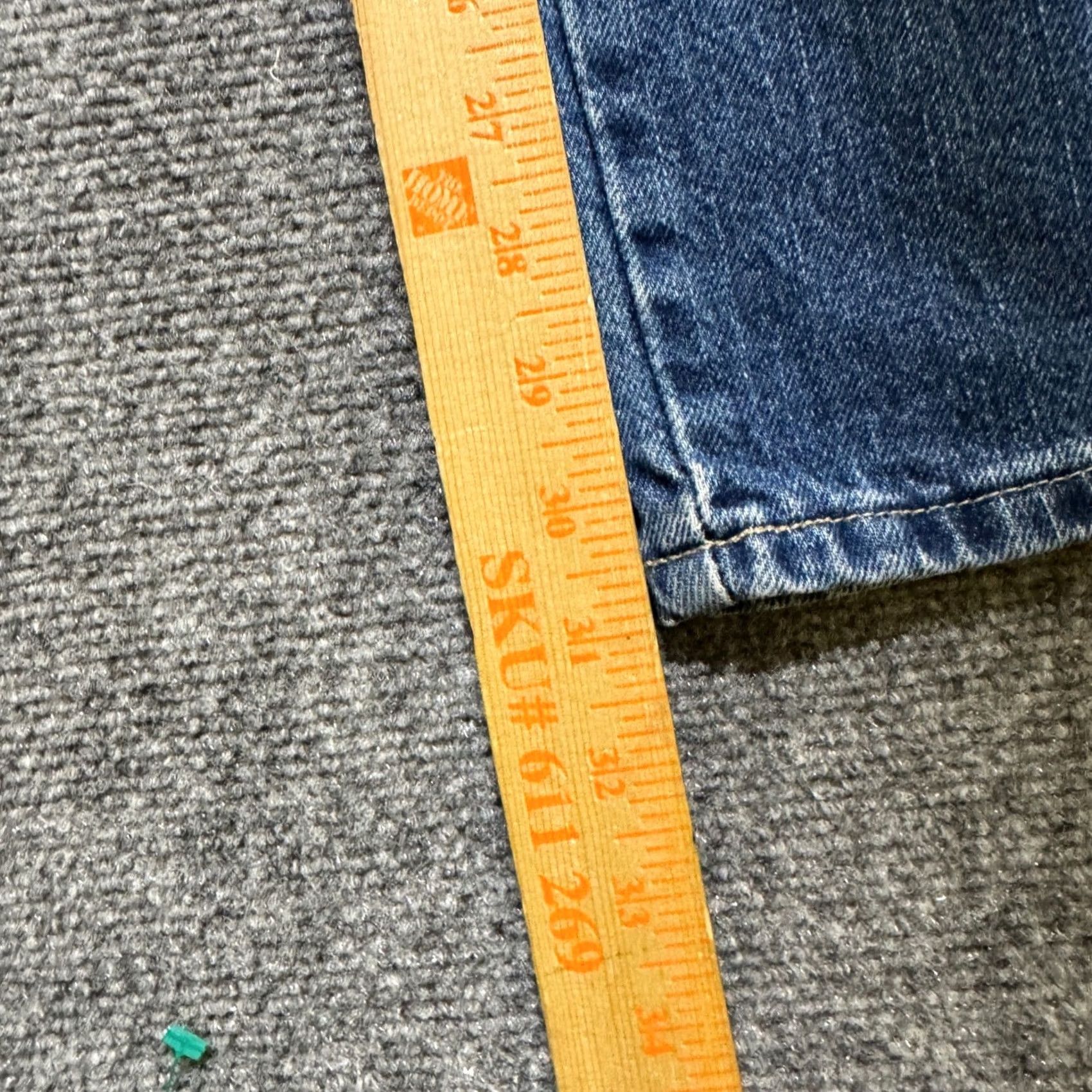 Dickies Dickies Jeans Bootcut Mens 38x30 Regular Inseam 31 Blue Cotton Light Wash Double Knees Workwear Mens Jeans Blue Denim Size US 38 / EU 54 - 6 Thumbnail
