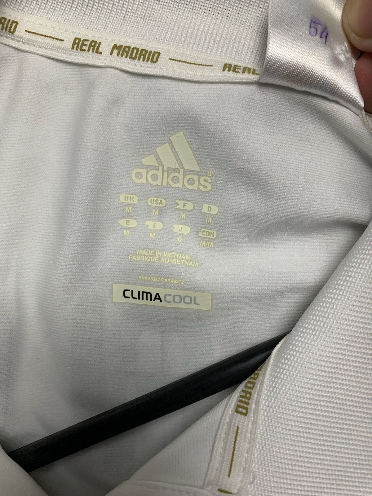 Vintage Vintage adidas Real Madrid soccer jersey 16 Canales M Size US M / EU 48-50 / 2 - 5 Thumbnail