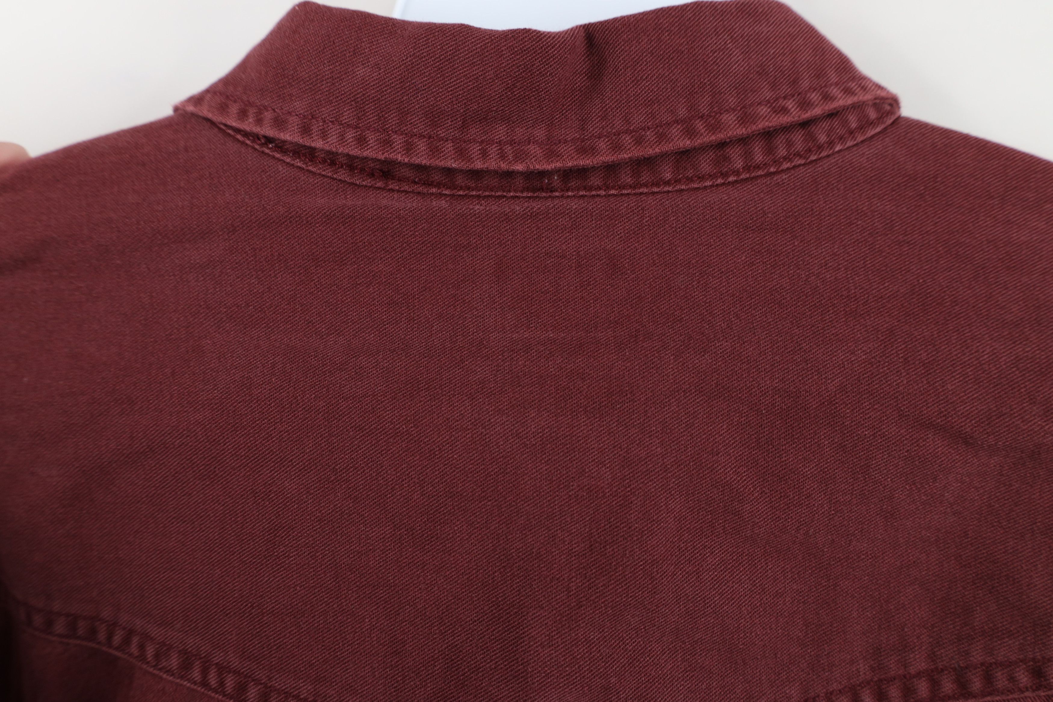 Gap Vintage 90s Gap Western Cowboy Snap Button Shirt Red Cotton Size US XL / EU 56 / 4 - 10 Thumbnail