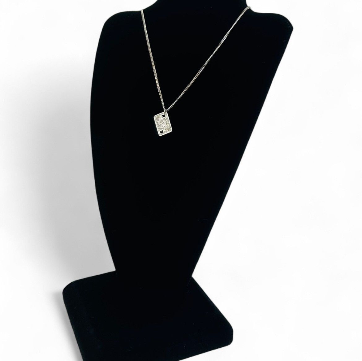 Dior Dior Encrusted Playing Card Necklace Size ONE SIZE - 1 Thumbnail