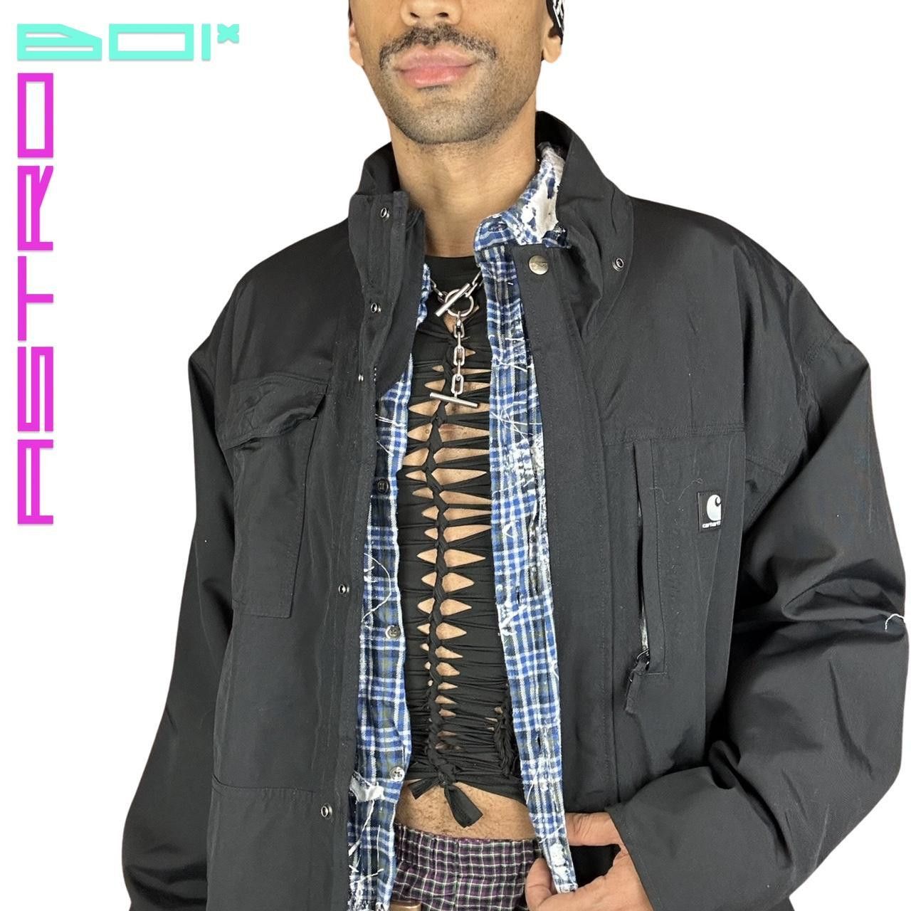 Carhartt CARHARTT BLACK STORM DEFENDER WATER PROOF JACKET XXL Size US XXL / EU 58 / 5 - 2 Thumbnail