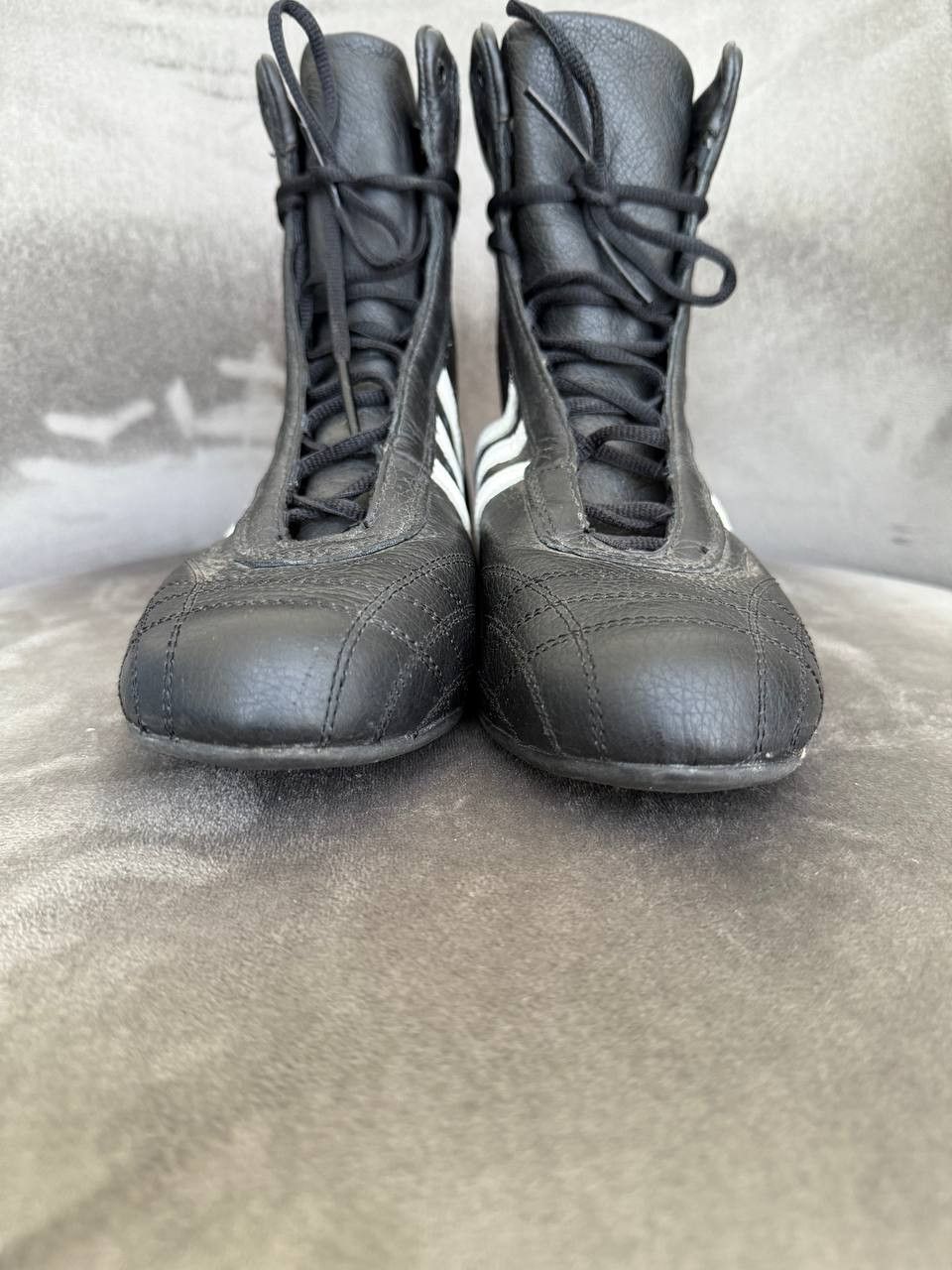 Adidas Adidas Prajna 00s Leather Black Boxing wrestling Boots Size US 6.5 / IT 36.5 - 6 Thumbnail