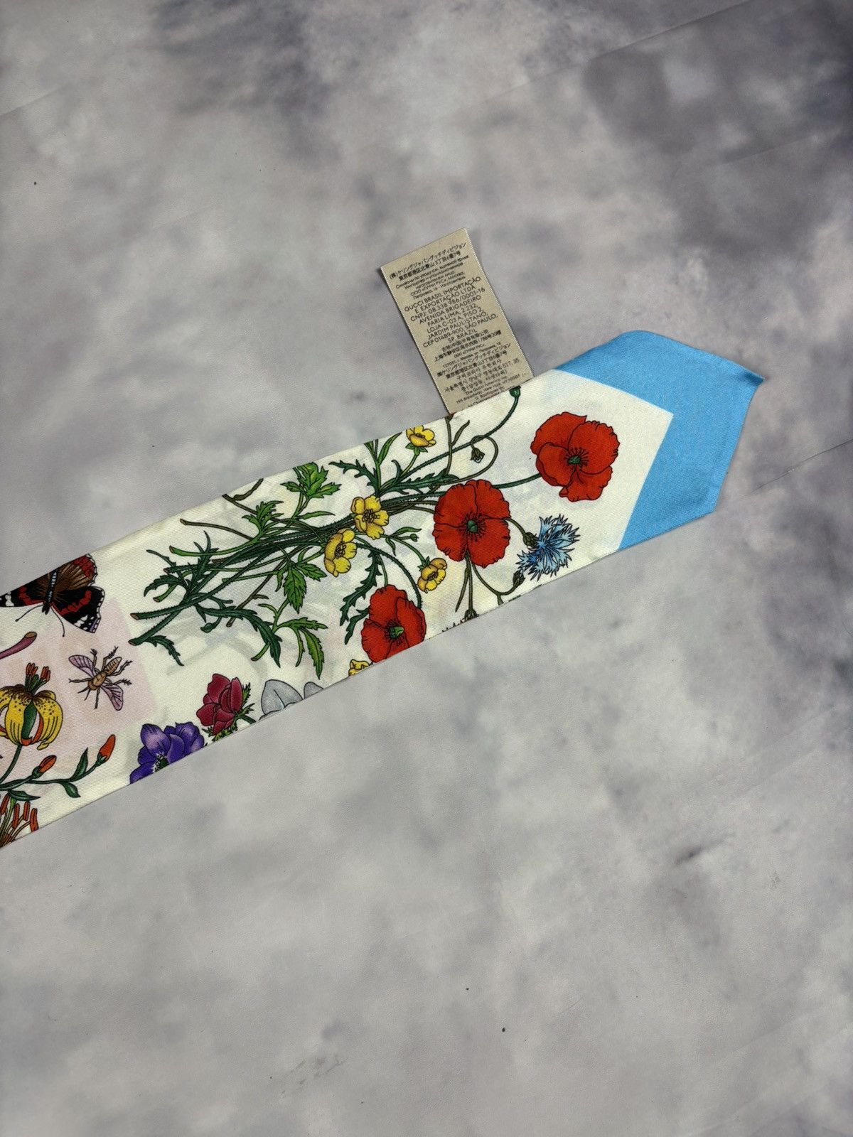 Gucci Gucci Flora 100th Anniversary Silk Scarf Size ONE SIZE - 8 Thumbnail