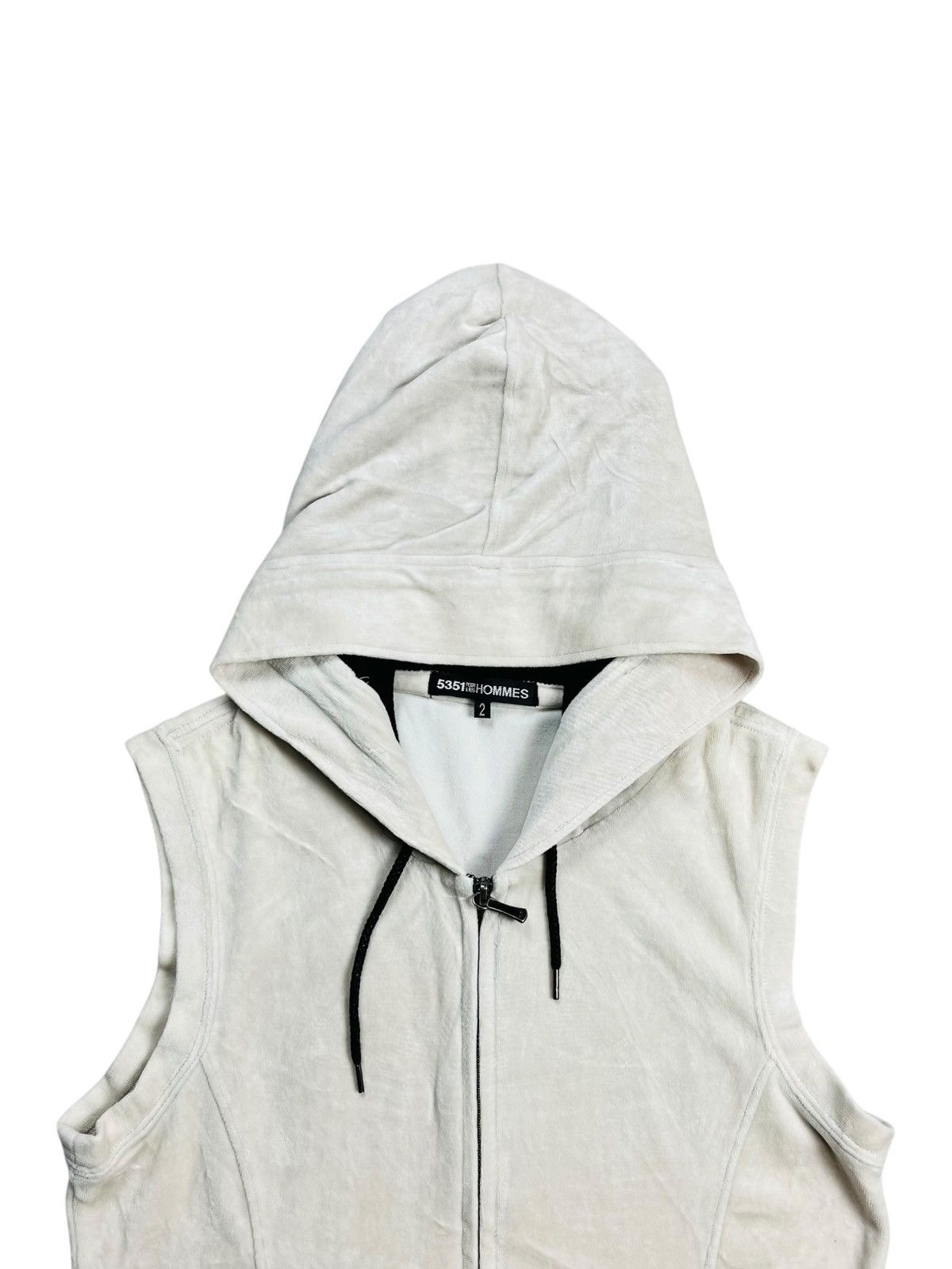5351 POUR LES HOMMES Old 5351 Pourless Home - Hooded Vest Jacket Size US M / EU 48-50 / 2 - 4 Thumbnail