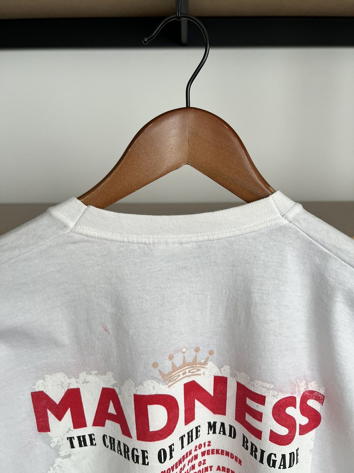 Band Tees Vintage 2012 Madness Band Tour White T-shirt Size US XL / EU 56 / 4 - 19 Thumbnail