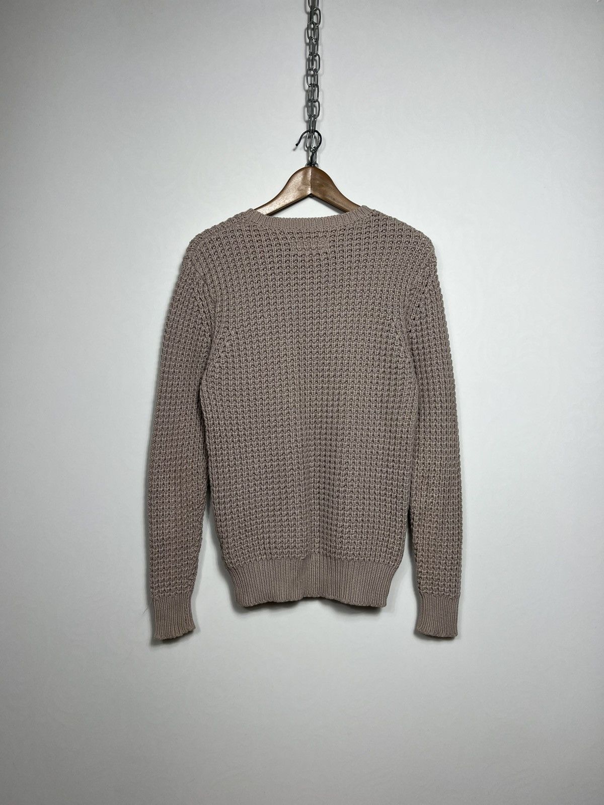 Allsaints Allsaints Light Brown Rok Crew Cable Knit Sweater Size US S / EU 44-46 / 1 - 8 Thumbnail