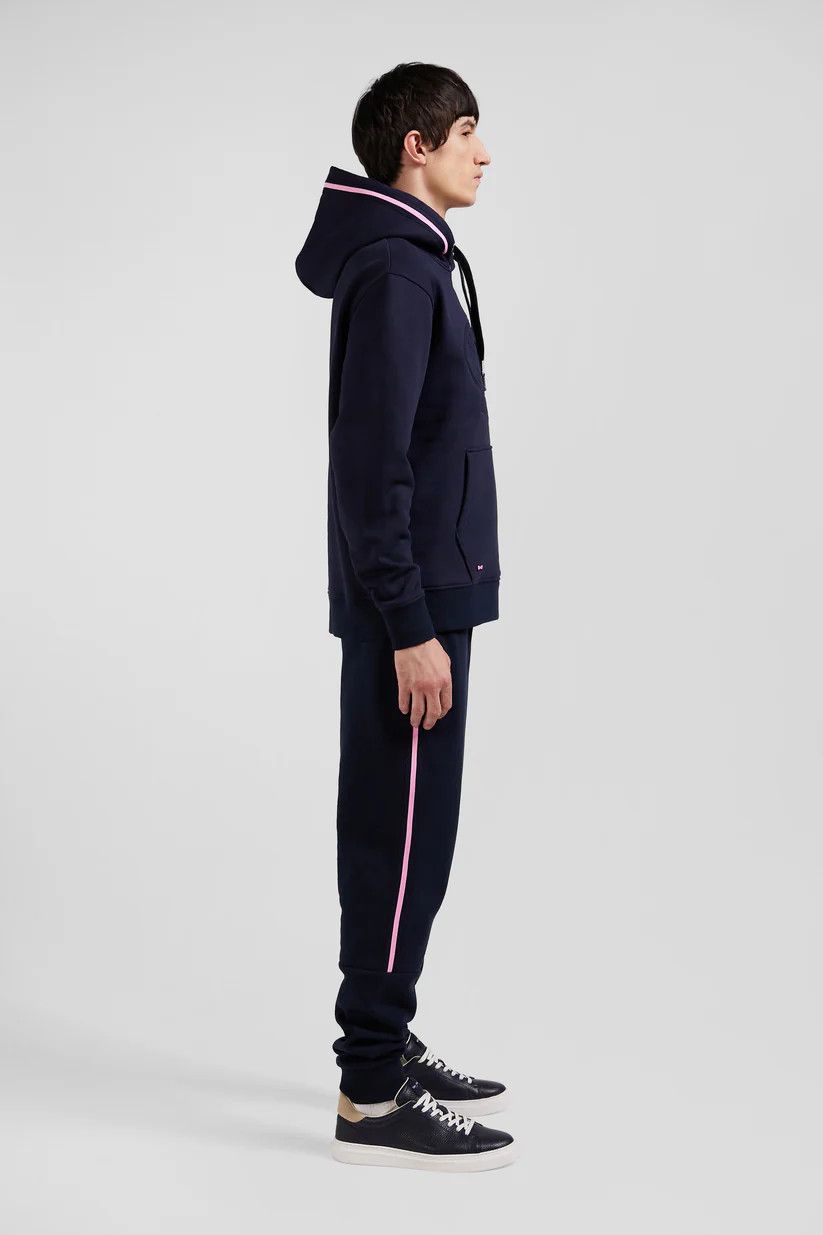 Eden Park o1s22i1n1024 Quilted Logo Hoodie in Blue Size US S / EU 44-46 / 1 - 4 Thumbnail