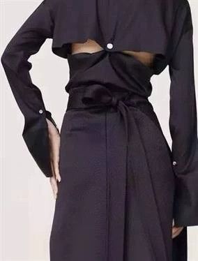 Celine Celine Luxury Twill Texture Skirt 34 (New, HK) Size 24" / US 00 / IT 34 - 1 Thumbnail