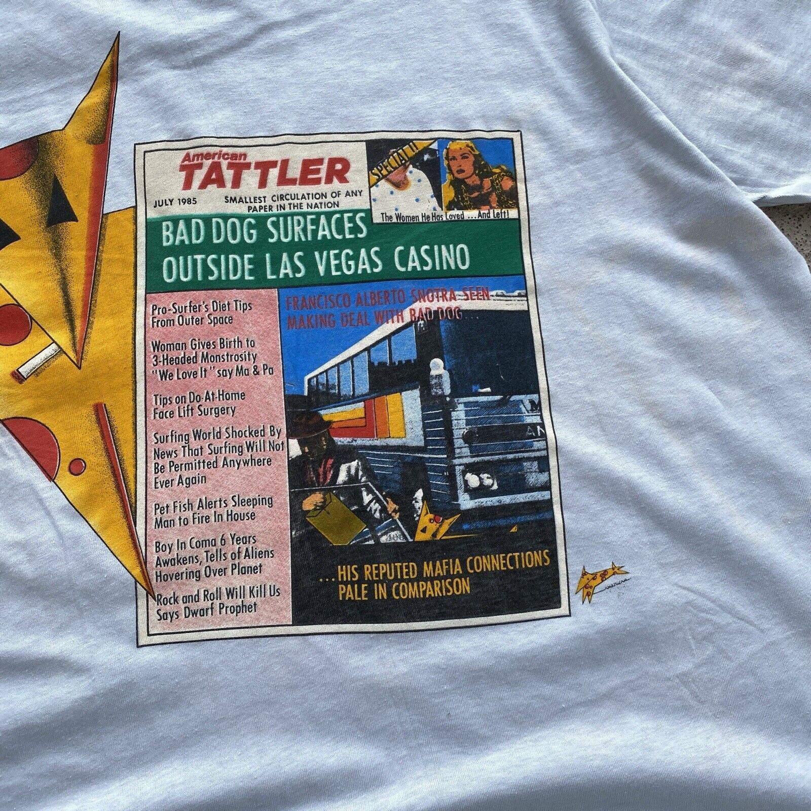 Vintage Vintage 1983 Salty Dog t shirt Daytona Beach Surf Shop MAMBO Size US XL / EU 56 / 4 - 6 Thumbnail