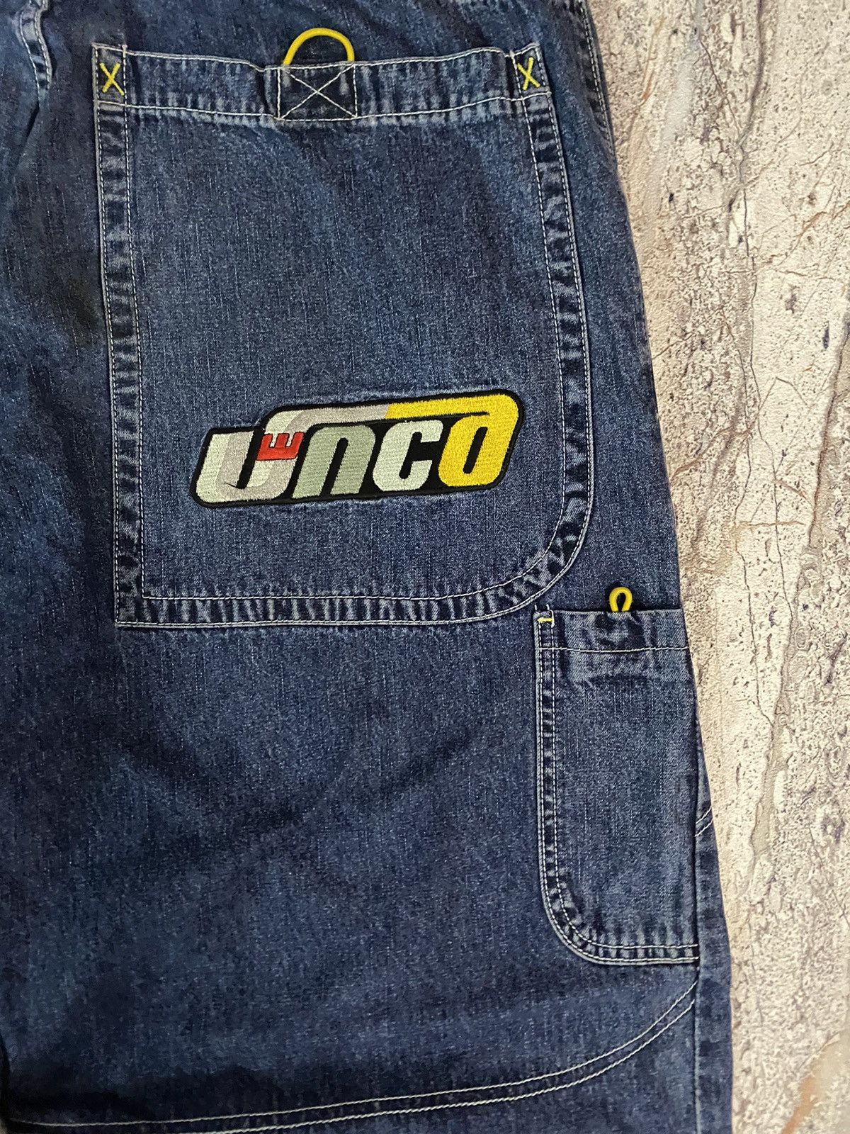 JNCO Vintage Y2K Baggy JNCO Endagered Species Hip-Hop Streetwear Size US 34 / EU 50 - 3 Thumbnail