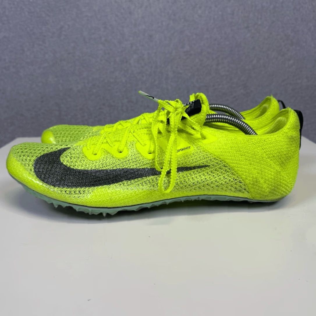 Nike Nike Zoom Superfly Elite 2 Track Cleats Men 12.5 Green DR9923-700 Size US 13 / EU 46 - 4 Thumbnail