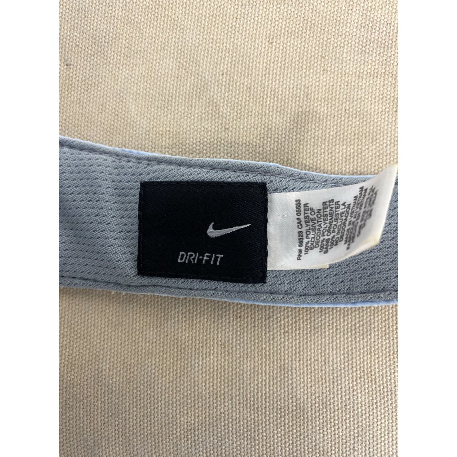 Nike Vintage Nike Visor Hat Light Blue Adjustable Swoosh /513 Size ONE SIZE - 5 Thumbnail