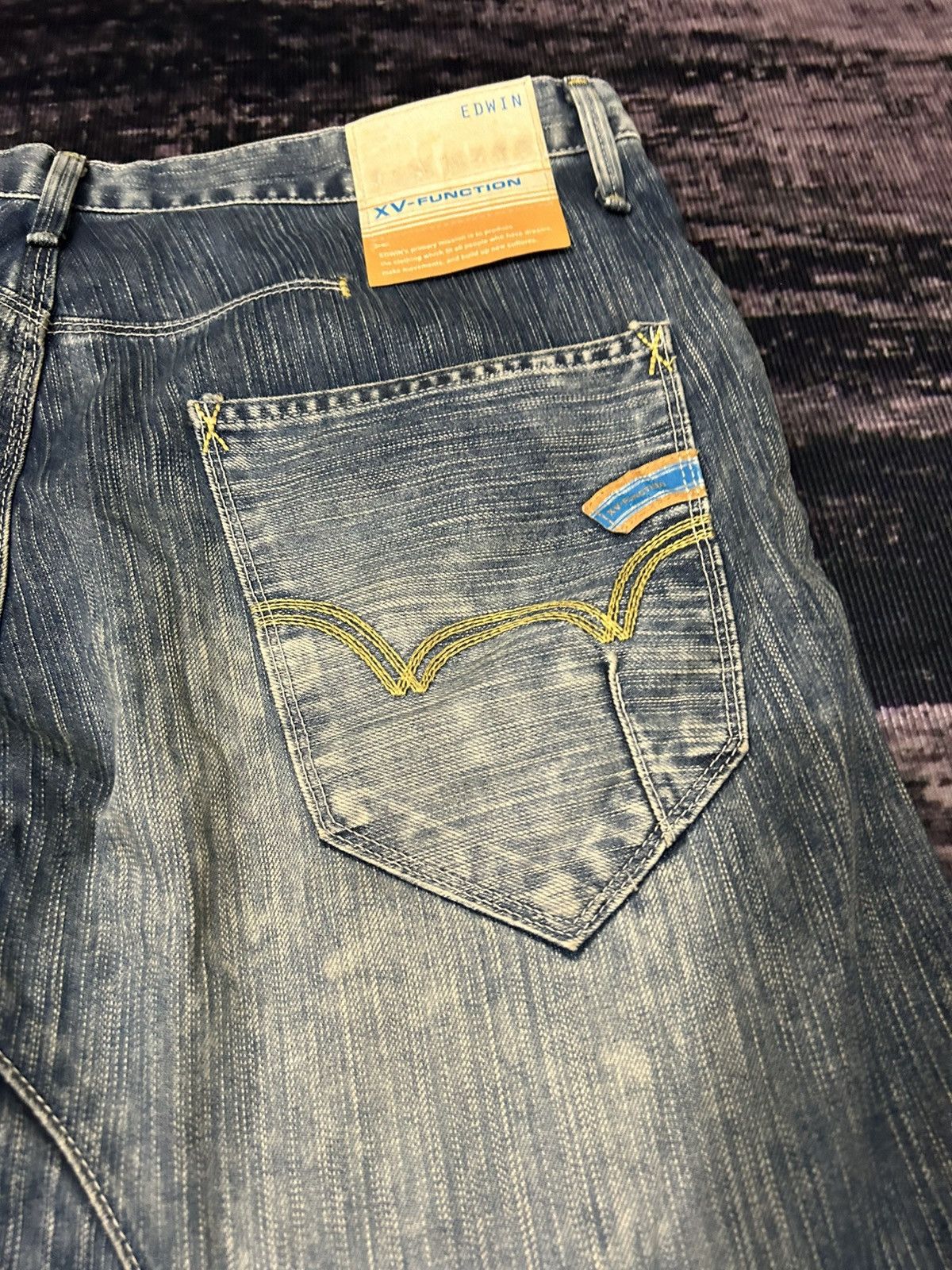 Edwin Edwin Xv Function Japan Spiral Mudwash Jeans Size US 35 - 13 Thumbnail