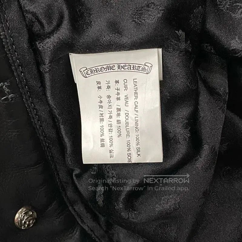 Chrome Hearts Chrome Hearts Black Leather Women's Jacket . Size S / US 4 / IT 40 - 8 Thumbnail
