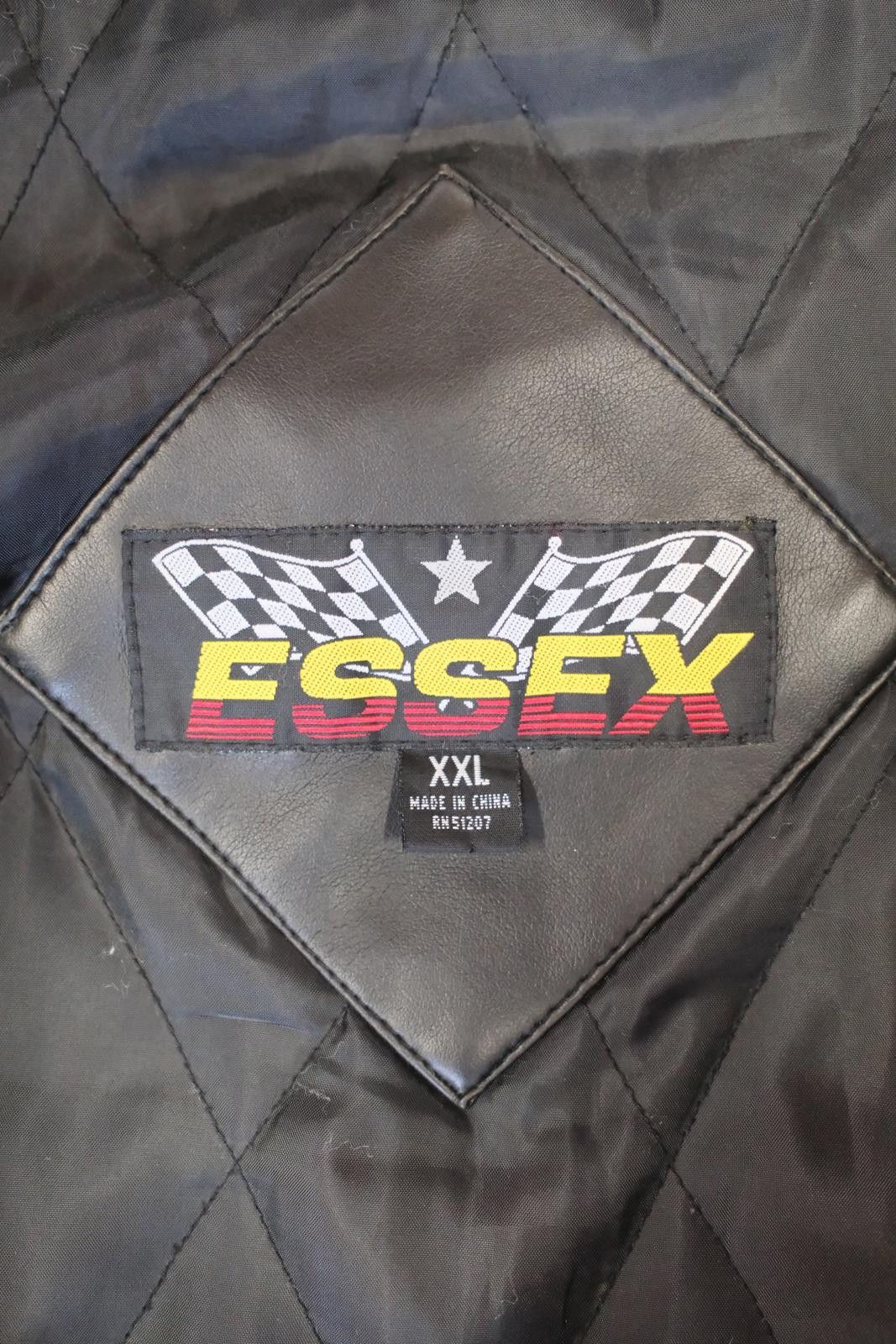 Vintage 00's Essex Chevrolet Leather Racing Jacket Size ONE SIZE - 5 Thumbnail
