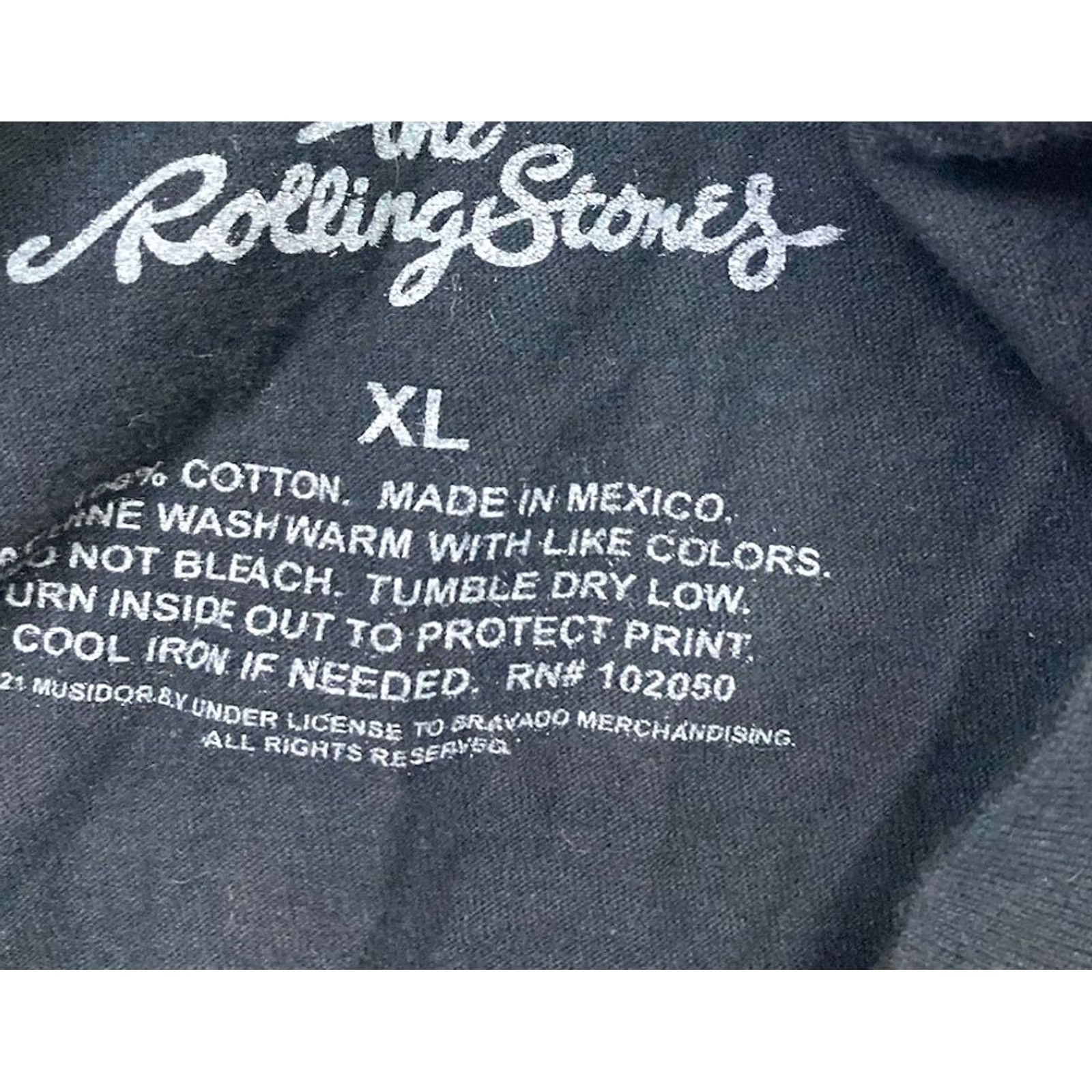 Vintage VINTAGE The Rolling Stones T-Shirt Women XL Black Music Band Size XL / US 12-14 / IT 48-50 - 4 Thumbnail