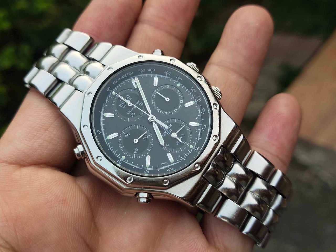 Seiko Seiko Chronograph 7T34-7A10 Royal Oak Style Size ONE SIZE - 3 Thumbnail