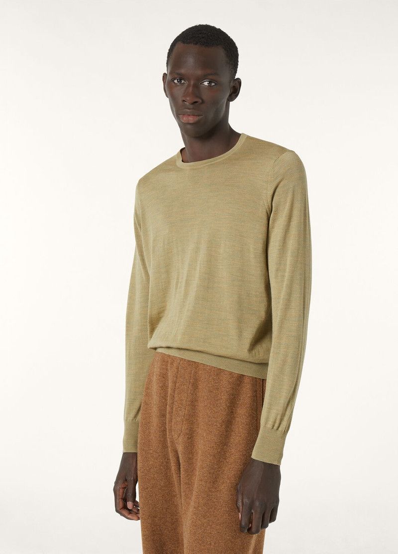 Loro Piana o1w1db10226 FAI1916 Crewneck T-Shirt in Beige Size US S / EU 44-46 / 1 - 4 Thumbnail