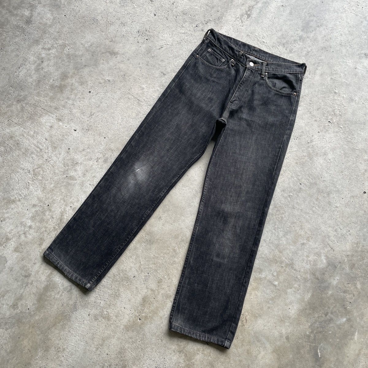 Levi's Vintage Clothing W29x29💥 Vintage Levis 503 J-22 Black Jeans Pants Denim Size US 29 - 2 Thumbnail