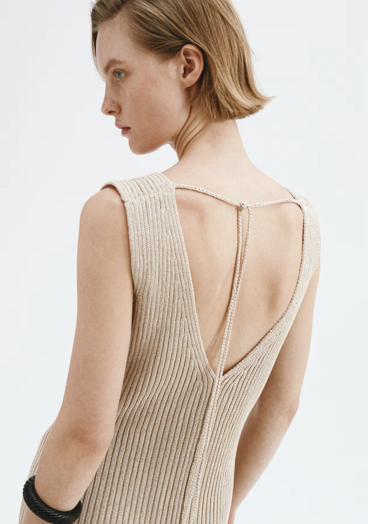 smocked knit dress Frame main image 1