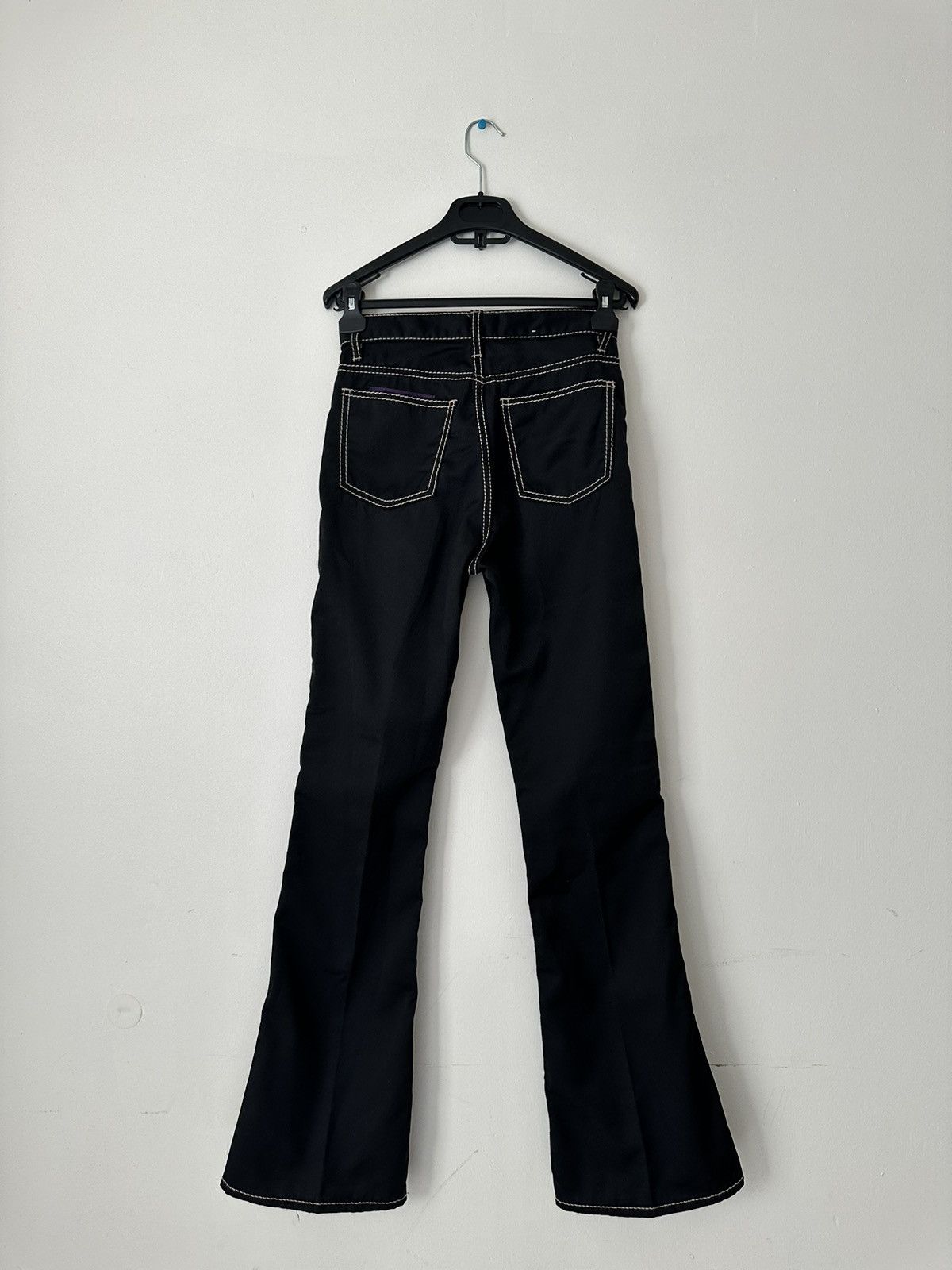 Eytys × Vintage Eytys Black Oregon Cali jeans Flared pants Size 25" / US 0 / IT 36 - 2 Thumbnail