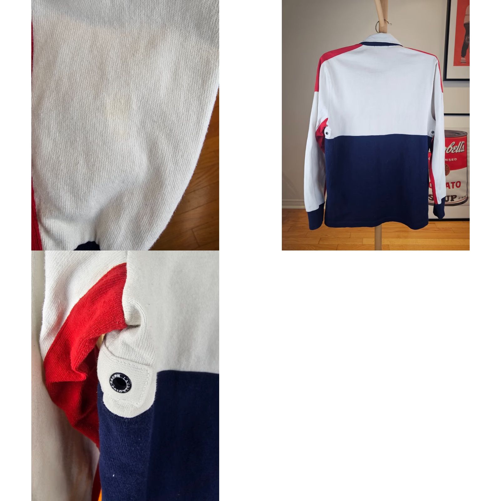 Polo Ralph Lauren VINTAGE POLO RALPH LAUREN OFFSHORE SAILING TEAM RUGBY SHIRT SZ MENS CONTEMPORARY Size US M / EU 48-50 / 2 - 8 Thumbnail