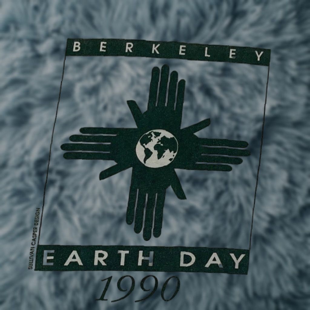 Vintage VINTAGE Berkeley Earth Day Shirt M L - 90s Blue Space Nature Grunge Surf Skate USA California Hip Hop Rock Vintage Shirt Mens M-L Size US M / EU 48-50 / 2 - 1 Thumbnail