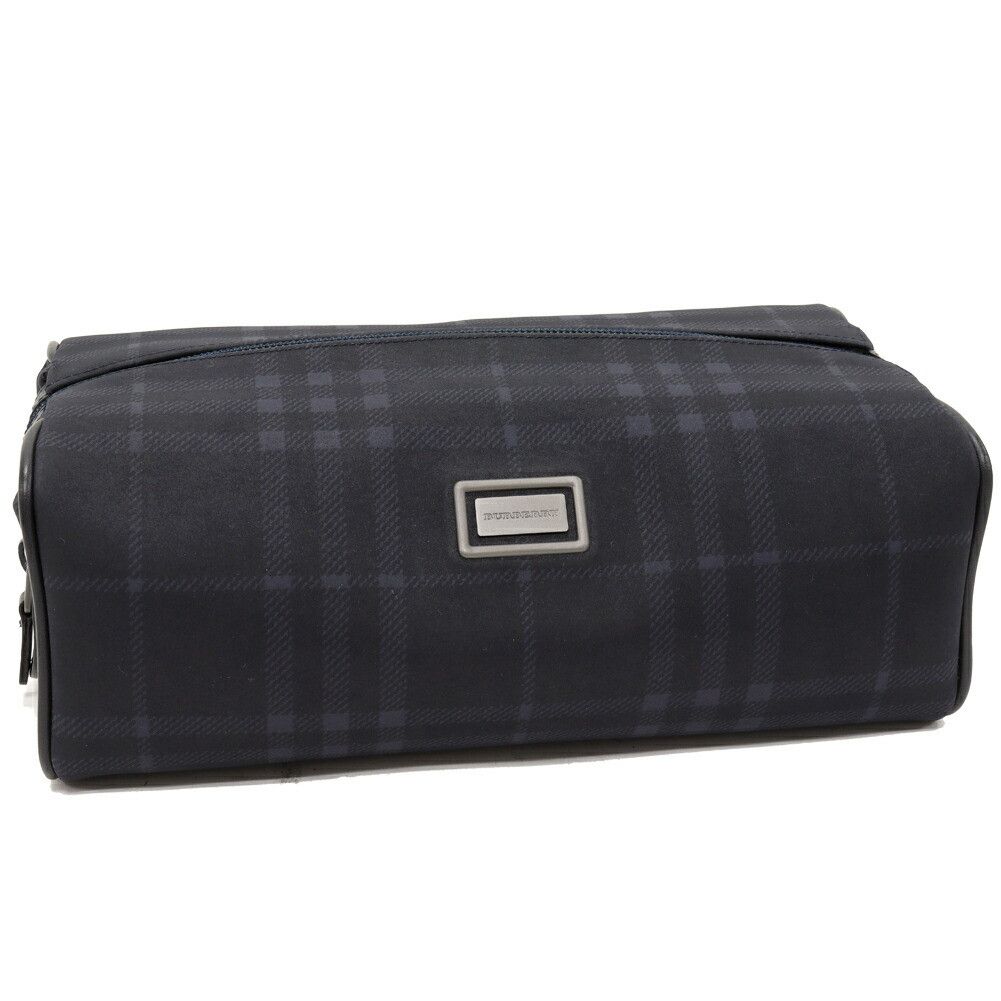 Burberry Burberry Burberry PVC Canvas Calf Nylon Clutch Bag Textile Vanity Bag DUTY FREE for USA Size ONE SIZE - 1 Thumbnail