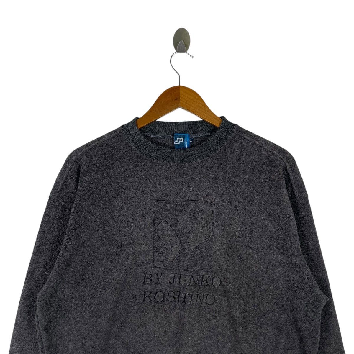 Japanese Brand Vintage J2 By Junko Koshino Fleece Crewneck Sweatshirt Size US L / EU 52-54 / 3 - 2 Thumbnail