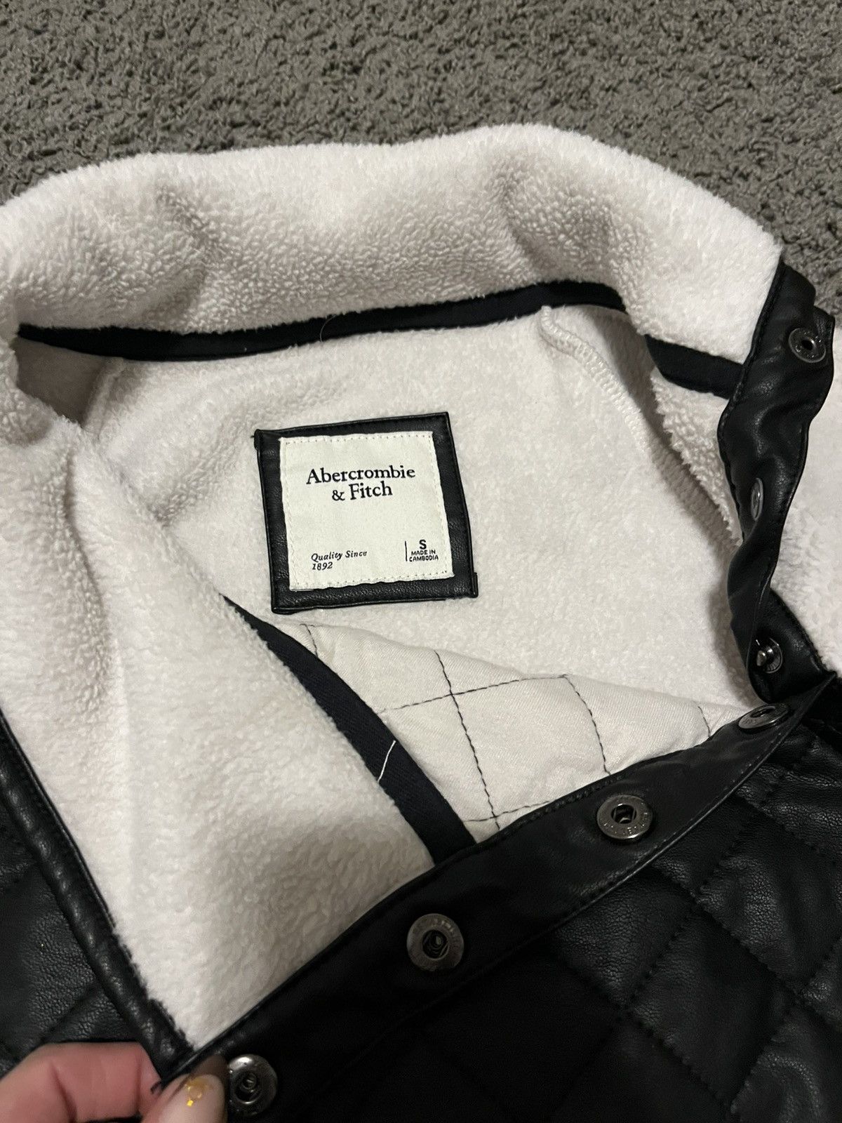 Abercrombie & Fitch White Cowlneck Size S / US 4 / IT 40 - 3 Thumbnail