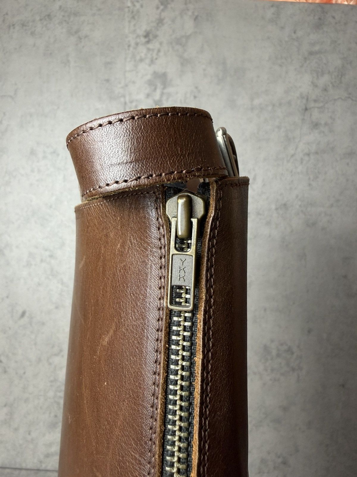 Ann Demeulemeester ANN DEMEULEMEESTER - F/W04 - COGNAC STAN RIDING BOOTS Size US 8 / IT 38 - 8 Thumbnail
