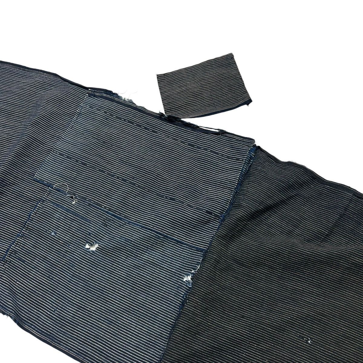 Japanese Brand 321 1930s BORO Japanese Indigo Fabric Vintage Cloth Kimono Size ONE SIZE - 7 Thumbnail