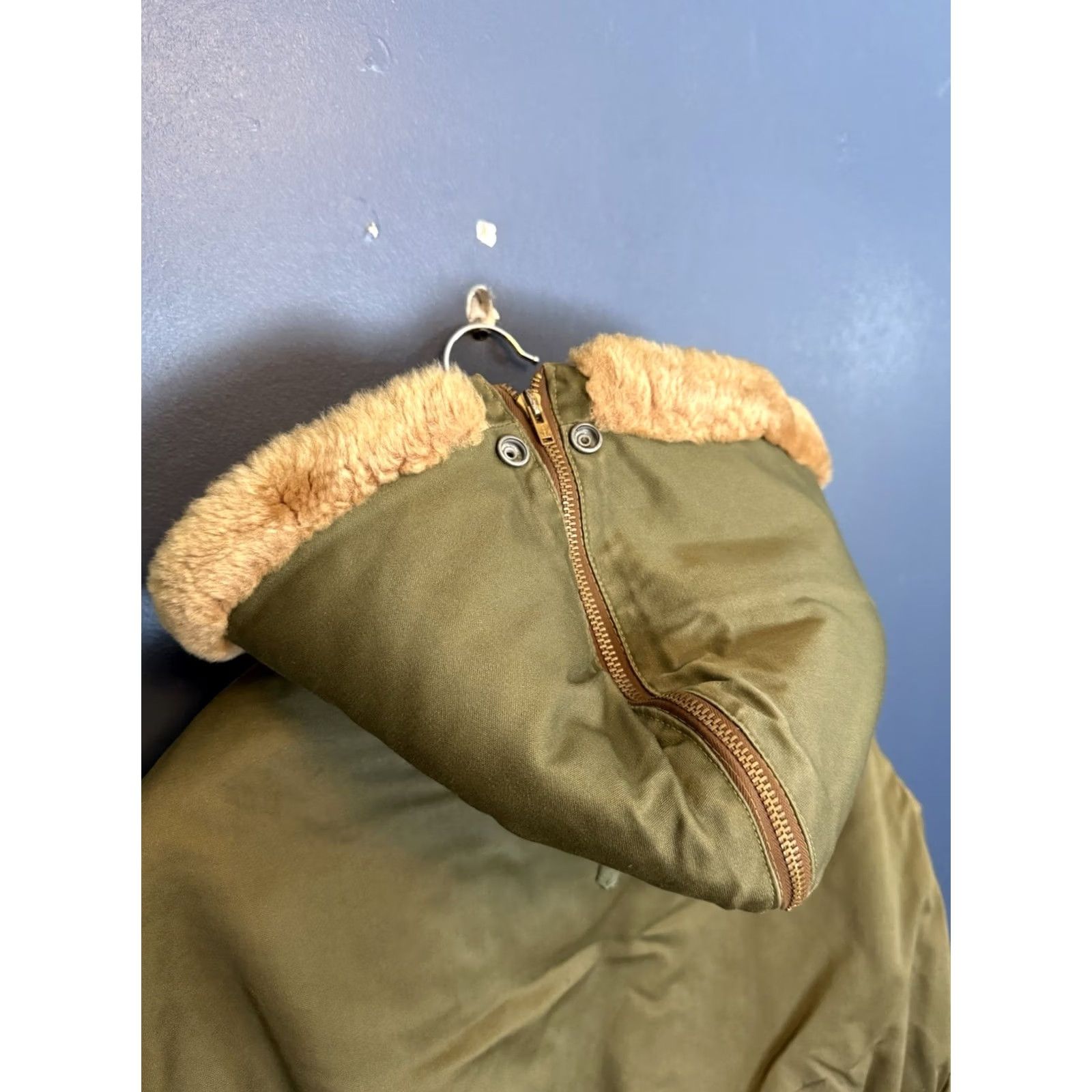 Olive VINTAGE Olive Green Winter Parka Jacket Extreme Cold Weather Civilian 40’s XL Size US XL / EU 56 / 4 - 7 Thumbnail