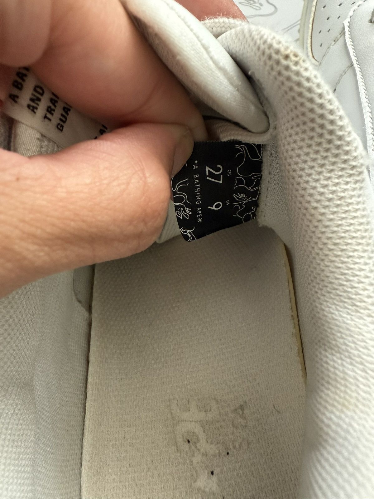 Bape bape sta low white reflective Size US 9 / EU 42 - 5 Thumbnail