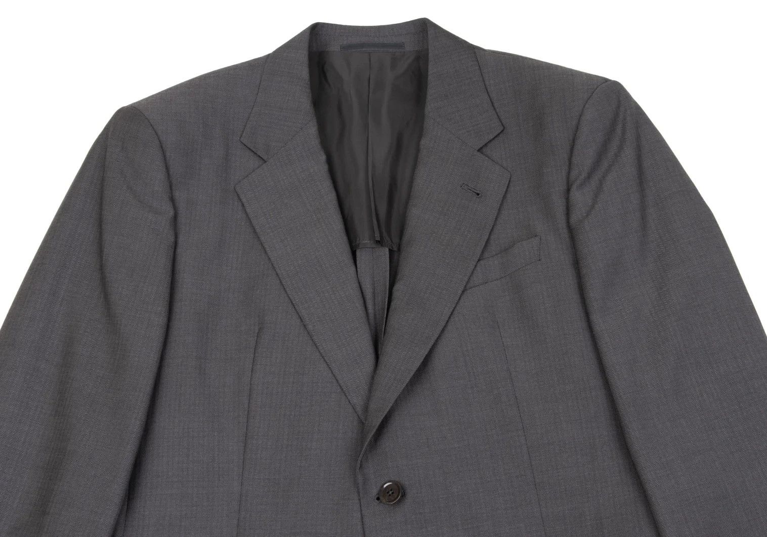 Armani Collezioni Wool Shadow Stripe Suit Set in Gray Size 54 Size US XXS / EU 40 - 3 Thumbnail