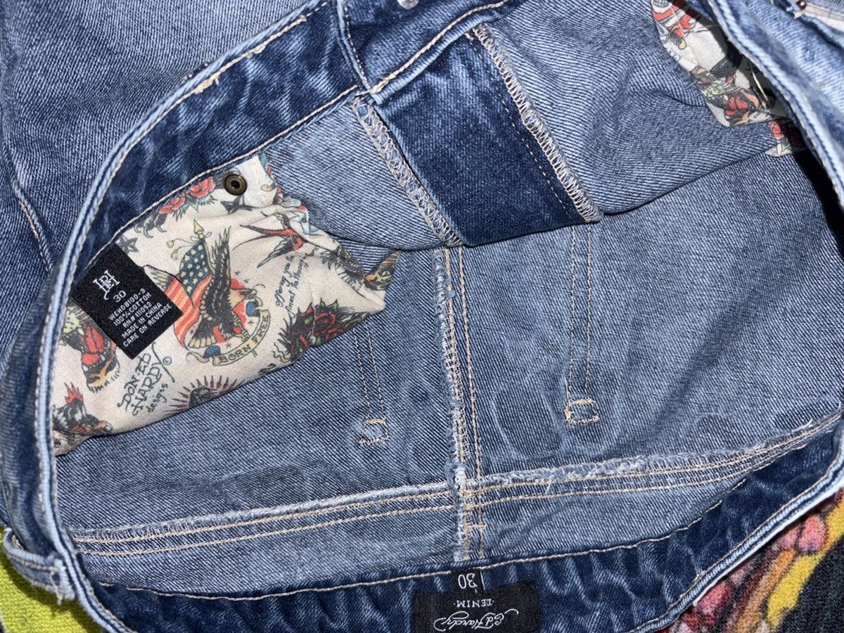 Ed Hardy Y2K Low rise Flared Ed Hardy Jeans Size US 31 - 3 Thumbnail