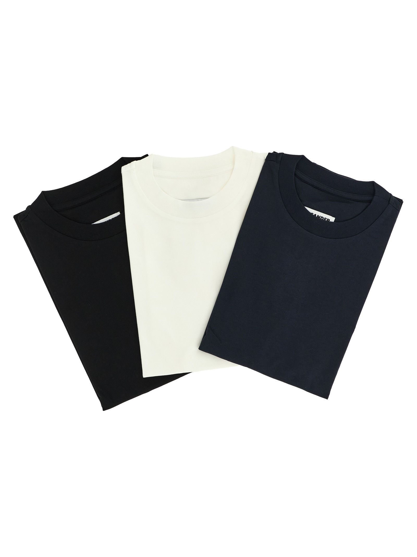 Jil Sander 3-Pack Logo Embroidery T-Shirt Size M / US 6-8 / IT 42-44 - 1 Thumbnail