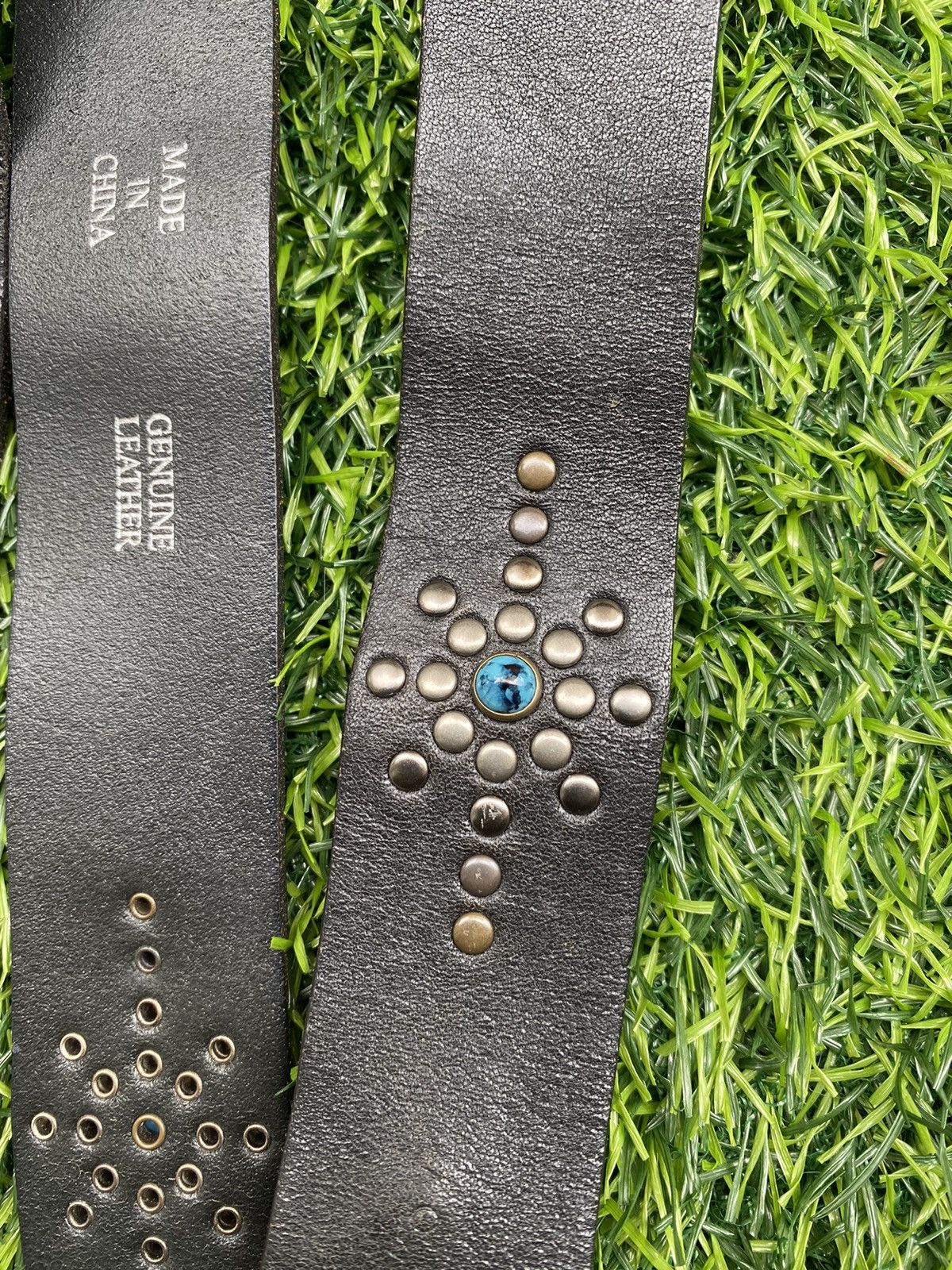Seditionaries Vintage MADE GENUINE LEATHER PUNK ROCK Belt nice design Size ONE SIZE - 11 Thumbnail