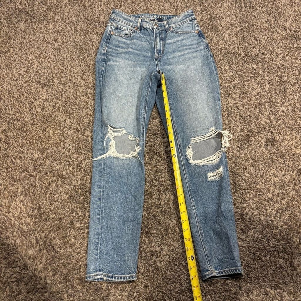 American Eagle Outfitters Women’s American Eagle Mom Jeans Size 25" / US 0 / IT 36 - 4 Thumbnail