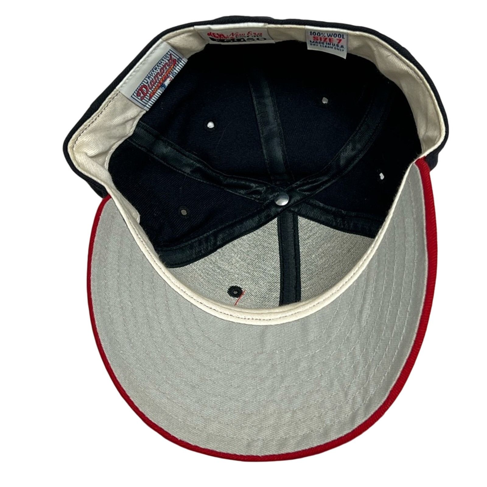 New Era Atlanta Braves Hat New Era Diamond Collection Wool Made USA Size ONE SIZE - 5 Thumbnail