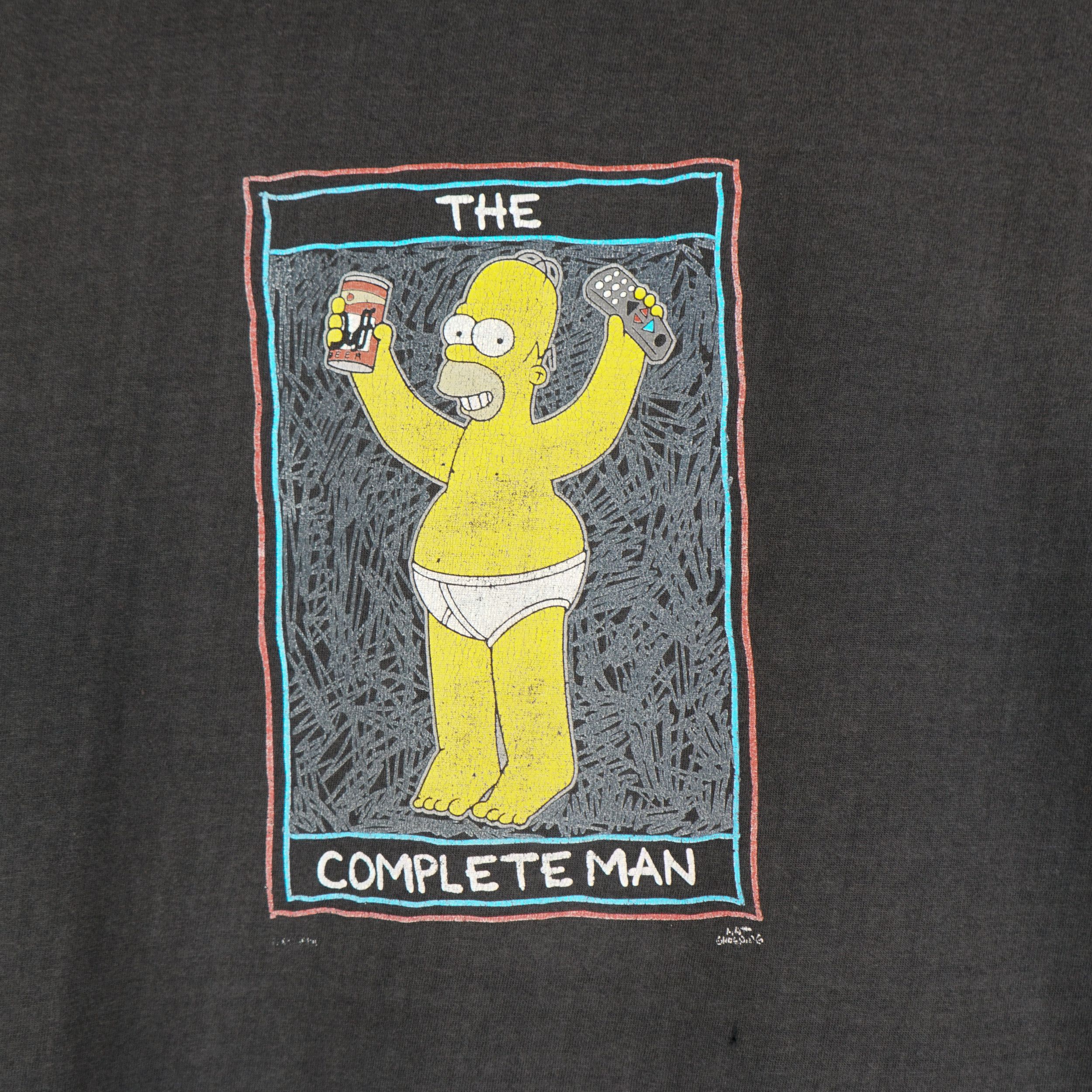 Cartoon Network × The Simpsons × Vintage Vintage 1990s Homer Simpson Complete Man T-Shirt XXL Size US XXL / EU 58 / 5 - 2 Thumbnail